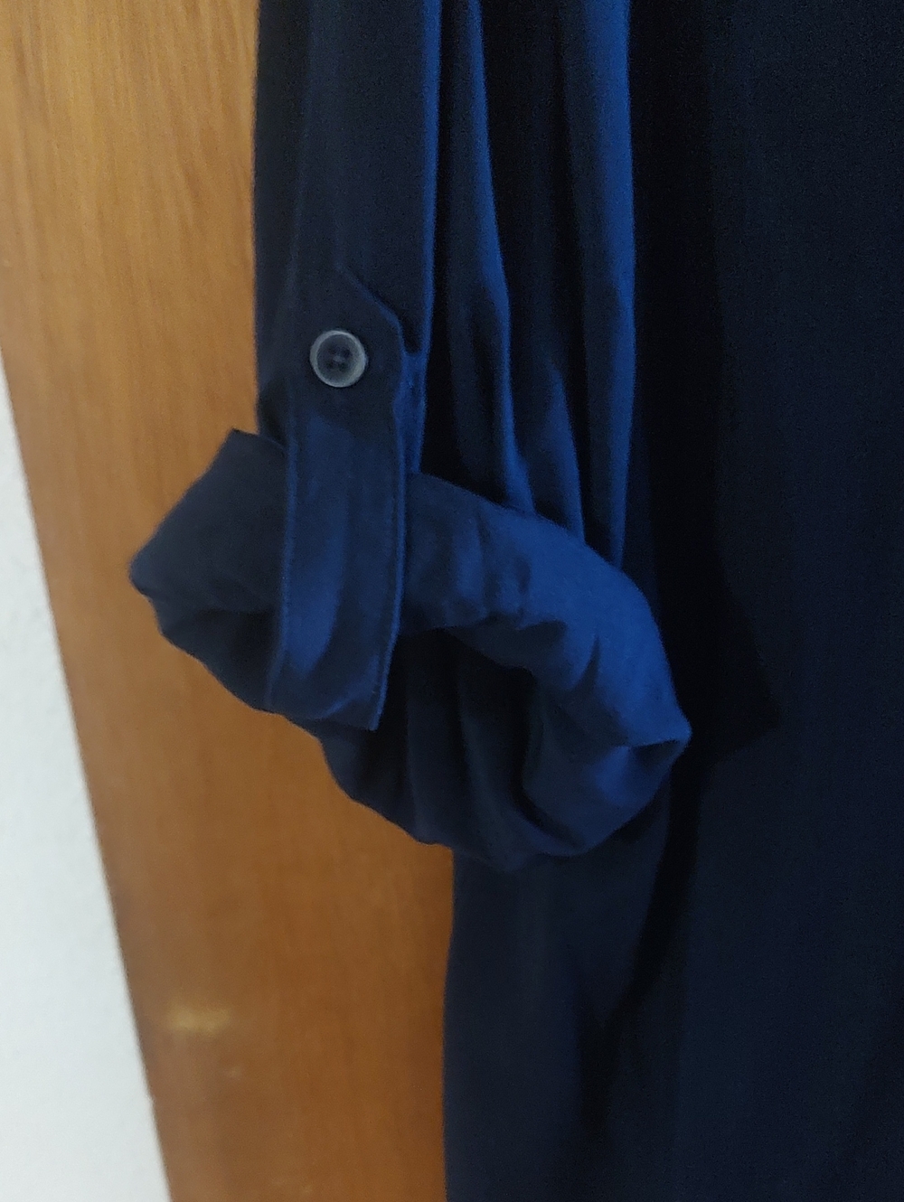 Women's Navy Blue Skirt - Classic Everyday Style - Picture 4 of 4